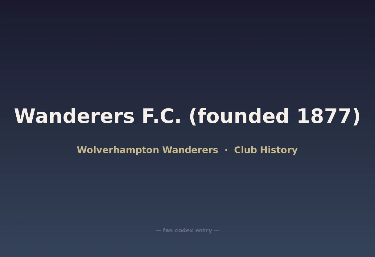Wanderers F.C. (founded 1877)